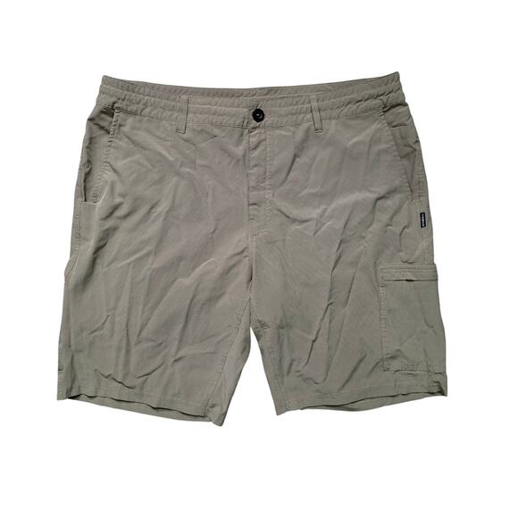 O'Neill Crossover Hybrid Shorts Men’s 38 Dark Khaki Stretch - Picture 1 of 7